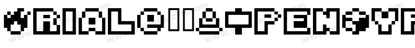 Arial-常规(OpenType - TrueTy字体转换